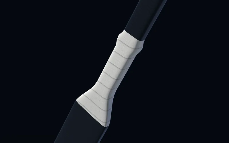 Step 8: Wrap down the shaft.